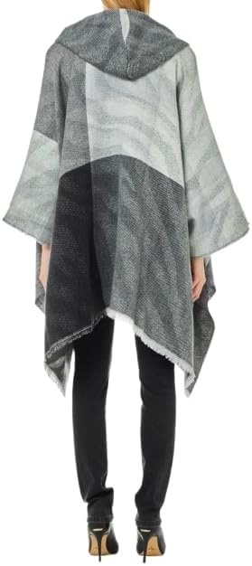 Poncho Nero Autunno/Inverno