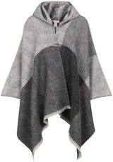 Poncho Nero Autunno/Inverno