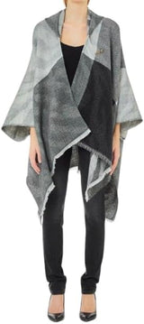 Poncho Nero Autunno/Inverno