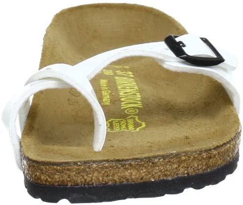 Birkenstock Piazza White, Birko Flor Patent Bianco